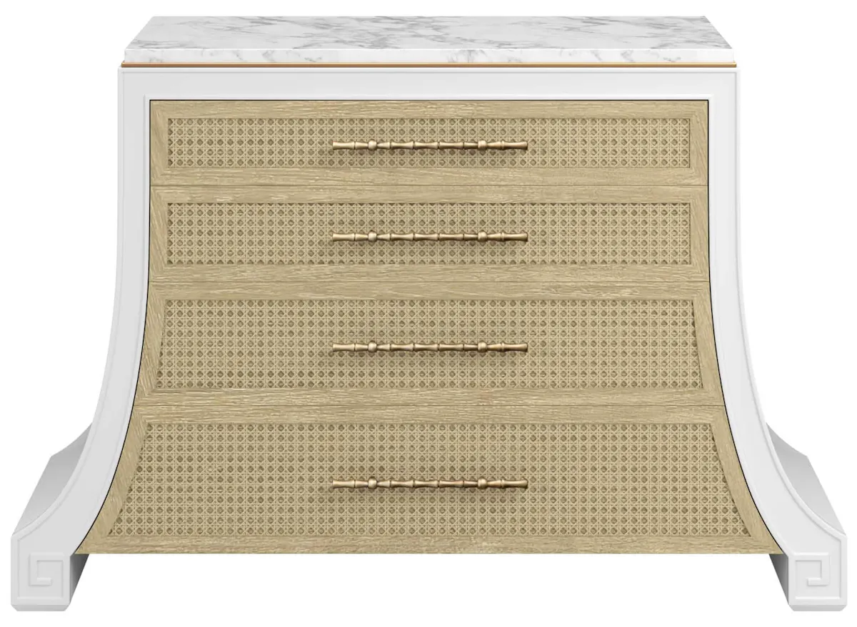 ART Furniture 436397-1866 Eave Accent Chest Uplifting White ART Furniture 436397-1866 Eave Accent Chest Uplifting White