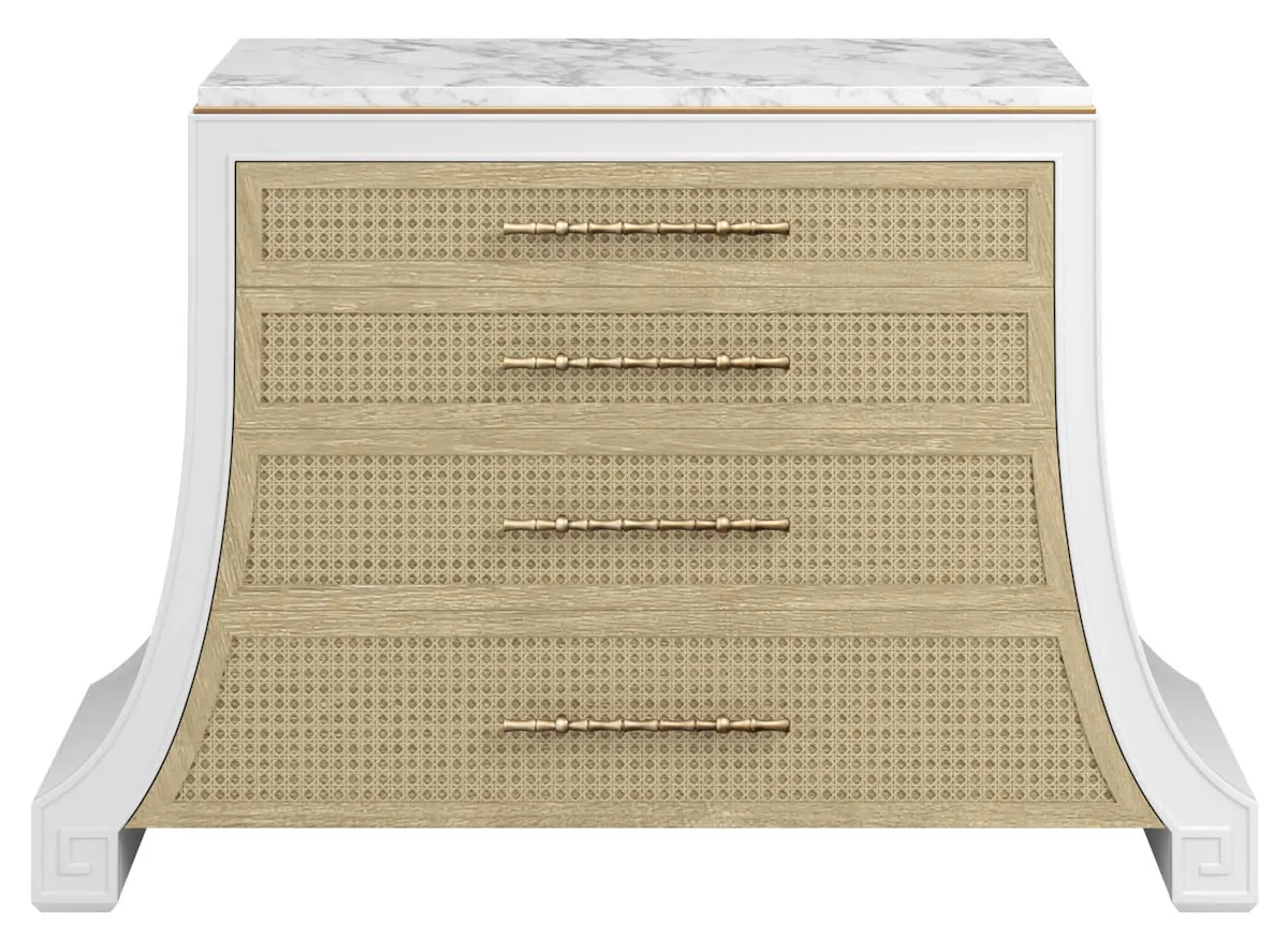 ART Furniture 436397-1866 Eave Accent Chest Uplifting White ART Furniture 436397-1866 Eave Accent Chest Uplifting White