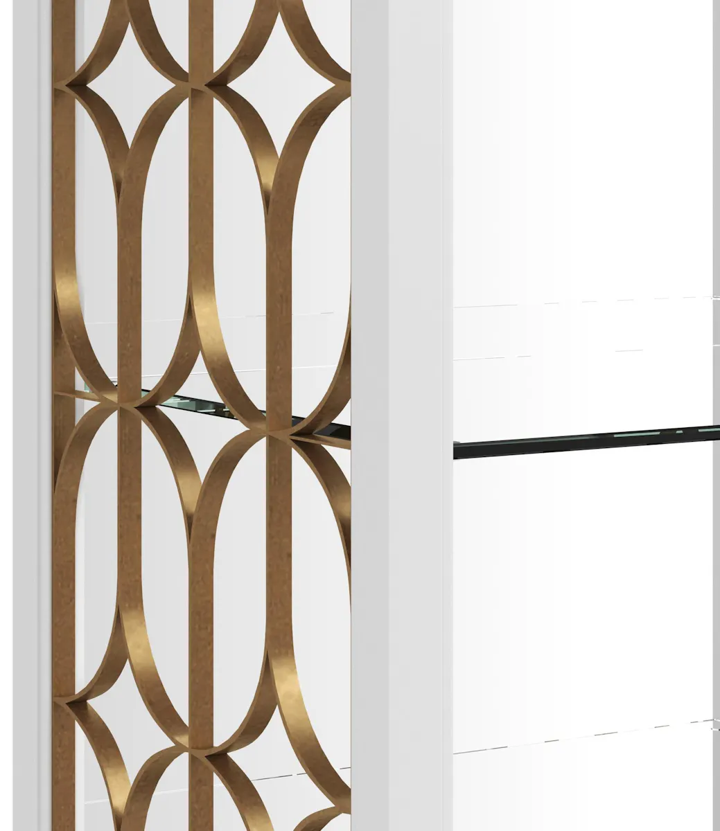 ART Furniture 436401-1866 Eave Etagere Bookcase Uplifting White ART Furniture 436401-1866 Eave Etagere Bookcase Uplifting White