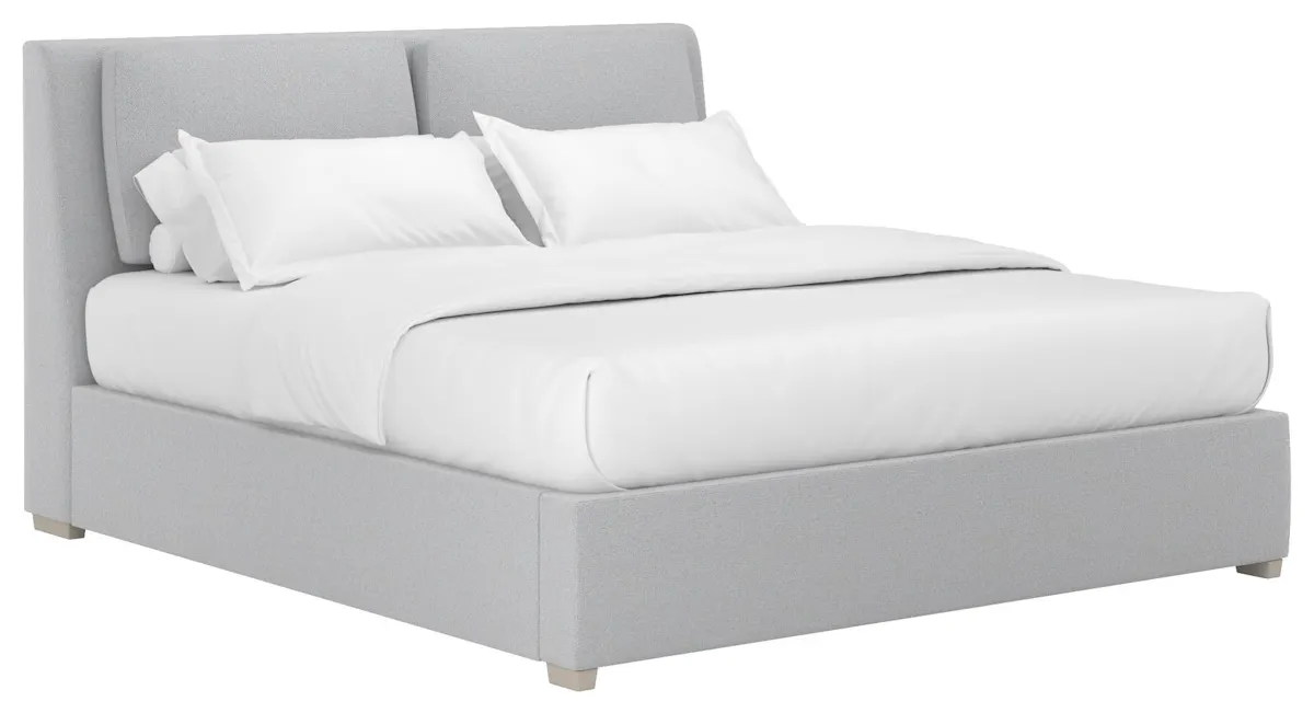 ART Furniture 413116-2743H2 Grant King Pillow Track Uph Bed Alum ART Furniture 413116-2743H2 Grant King Pillow Track Uph Bed Alum