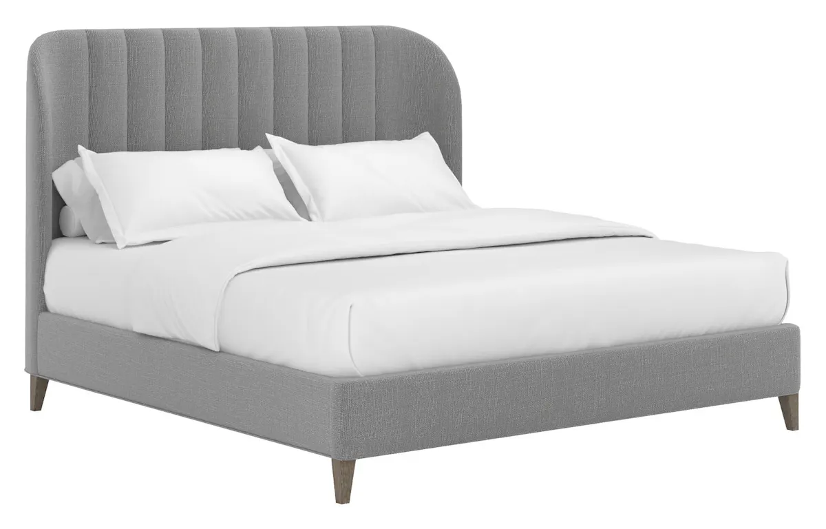 ART Furniture 413126-2743H6 Dante King Wide Channel Uph Bed Slate ART Furniture 413126-2743H6 Dante King Wide Channel Uph Bed Slate