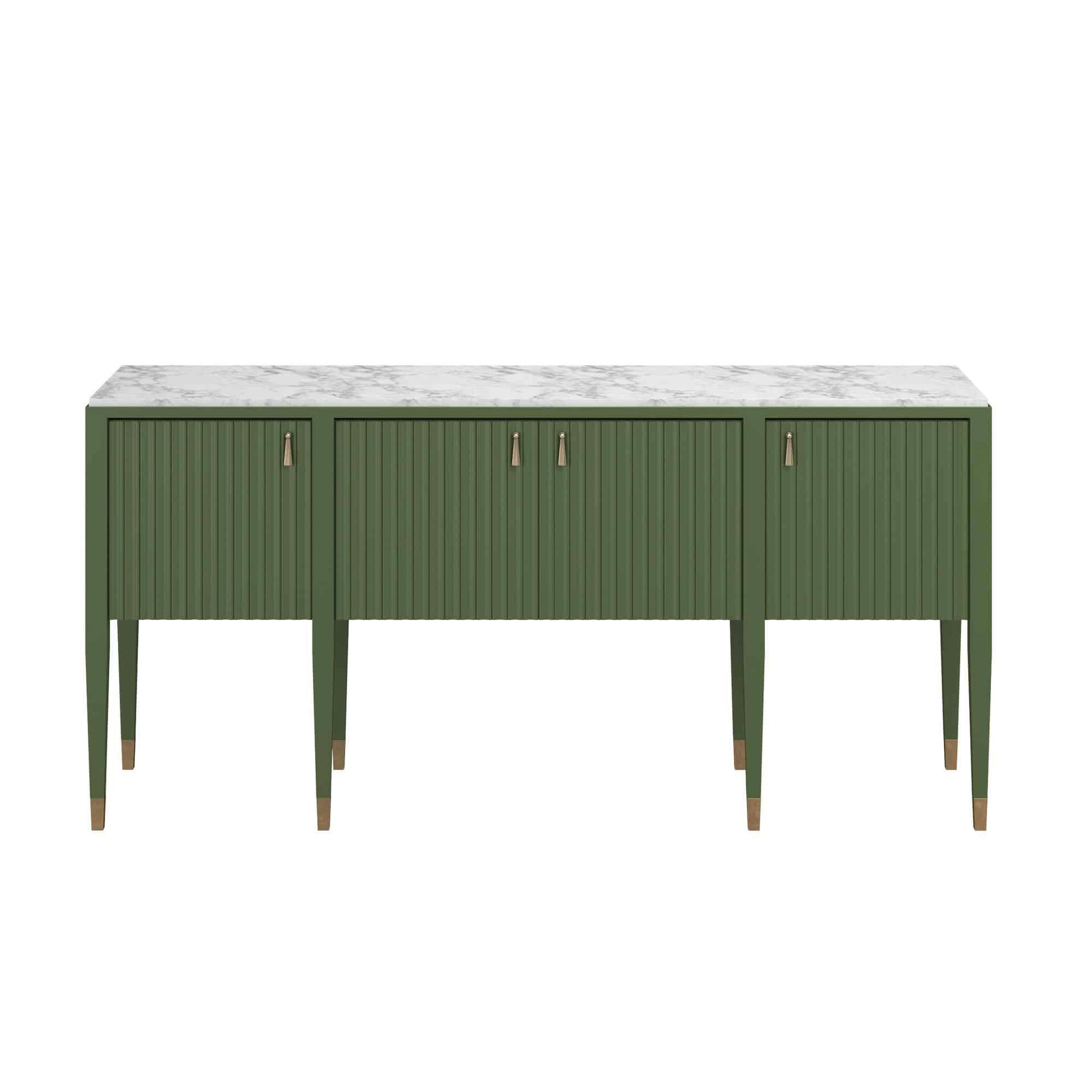 ART Furniture 436251-1865 Eave Sideboard with Stone Top Darkened Sage