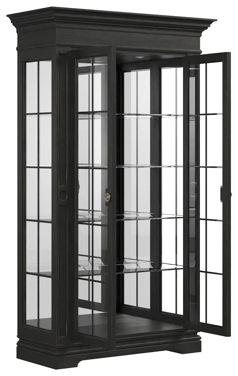 ART Furniture 334240-2659 Atrium 2 Door Glass Cabinet ART Furniture 334240-2659 Atrium 2 Door Glass Cabinet