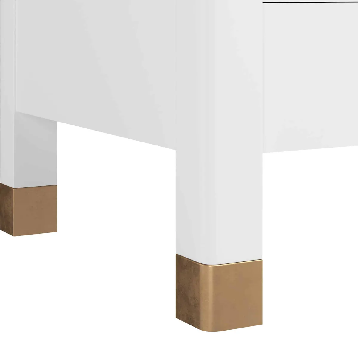 ART Furniture 436140-1866 Eave Bedside Table Uplifting White ART Furniture 436140-1866 Eave Bedside Table Uplifting White