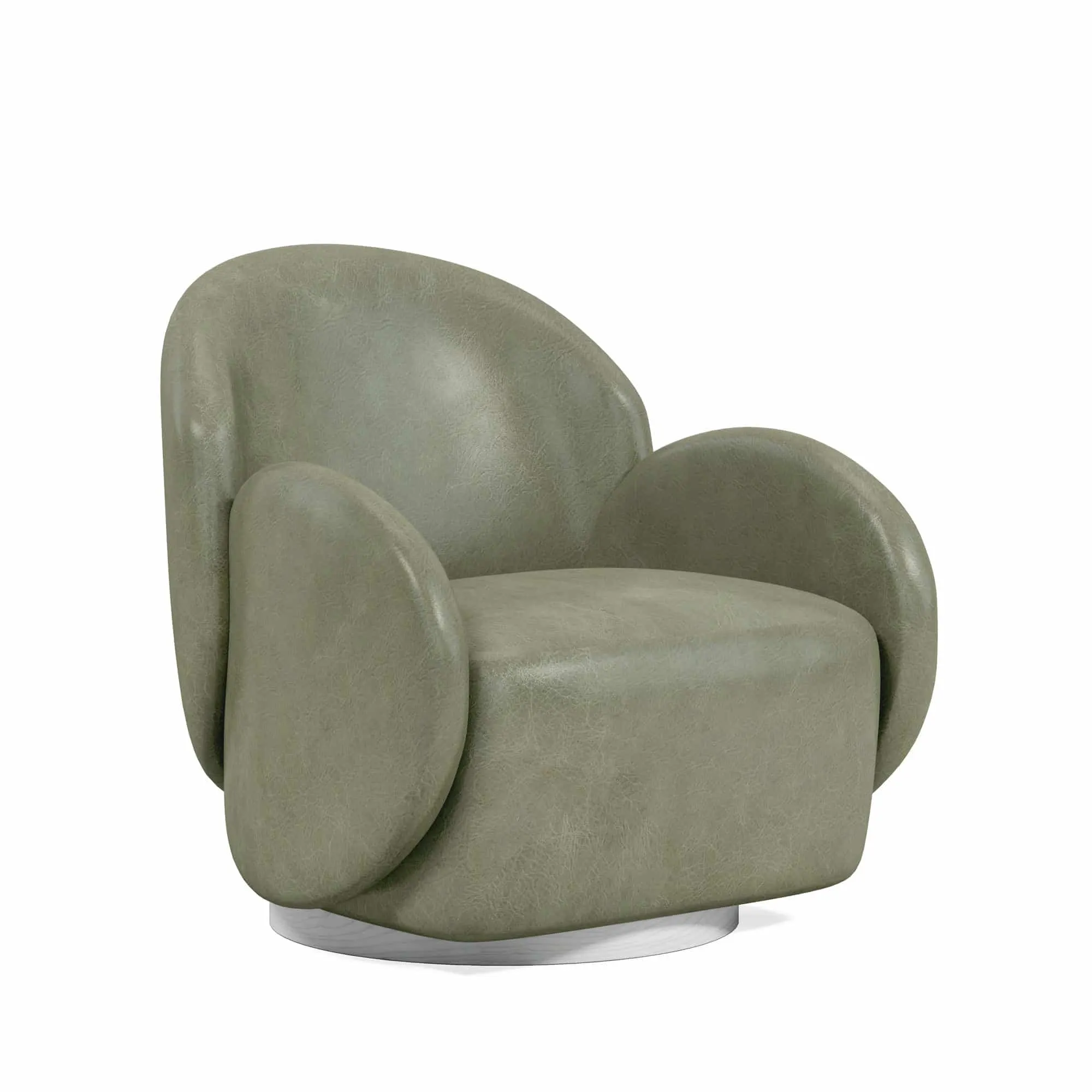 ART Furniture 529526-5517 Rothko Leather Swivel Chair