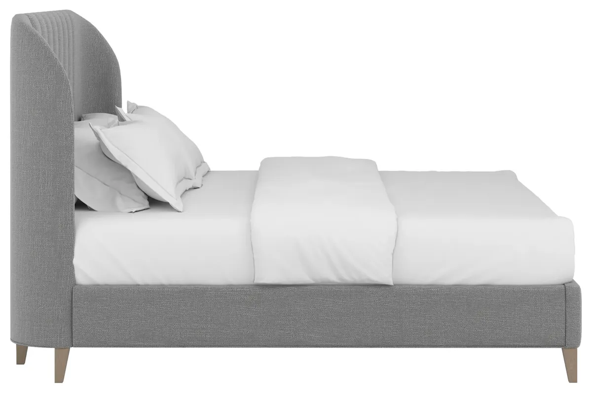 ART Furniture 413126-2743H6 Dante King Wide Channel Uph Bed Slate ART Furniture 413126-2743H6 Dante King Wide Channel Uph Bed Slate