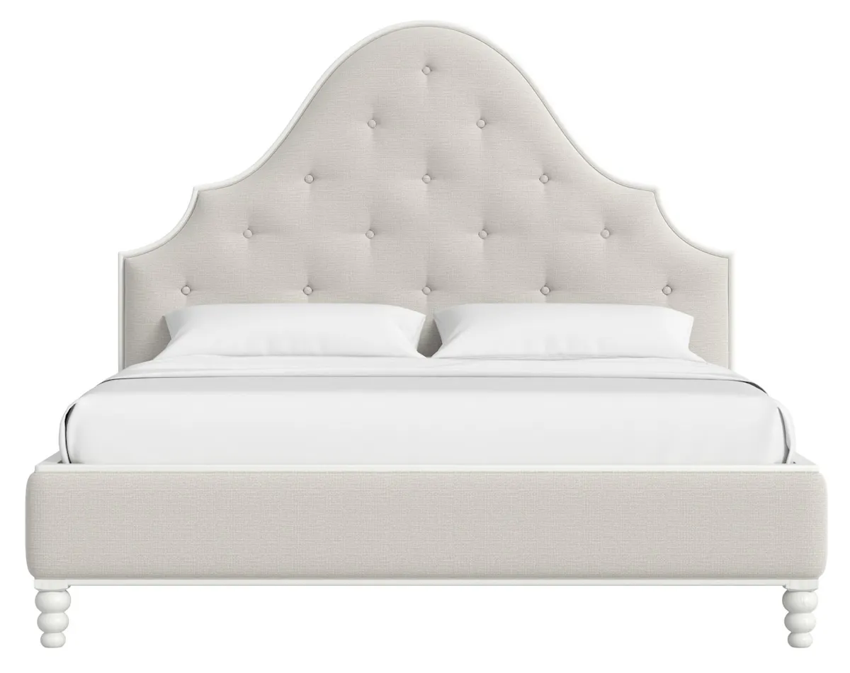 ART Furniture 339125-2367 Haven Queen Uph Bed Warm White ART Furniture 339125-2367 Haven Queen Uph Bed Warm White