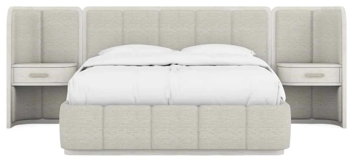 ART Furniture 333126-2250WN Ashlar King Upholstered Wall Panel Bed ART Furniture 333126-2250WN Ashlar King Upholstered Wall Panel Bed