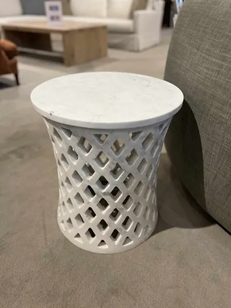 Maitland-Smith 8375-32/30 Diamond Fret Side Table Maitland-Smith 8375-32/30 Diamond Fret Side Table