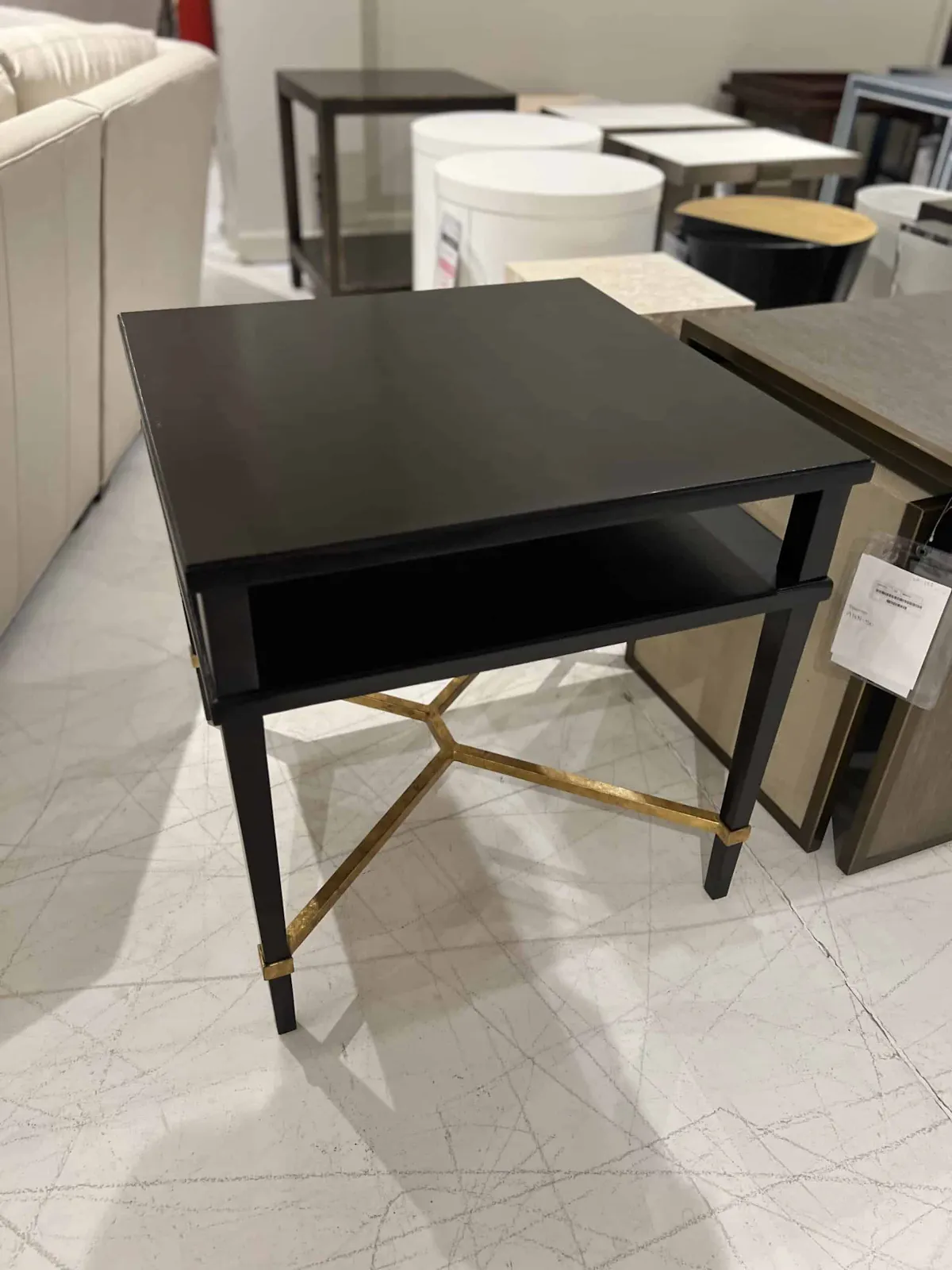 Maitland-Smith HM1065/120 Anka Chairside Table Maitland-Smith HM1065/120 Anka Chairside Table