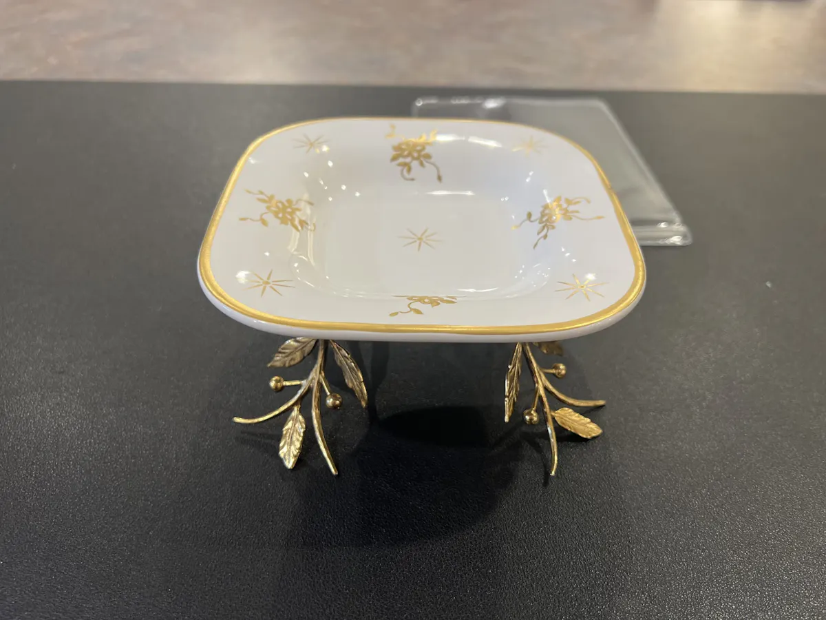 Maitland-Smith 8353-21/70 Porcelain Trinket Tray Maitland-Smith 8353-21/70 Porcelain Trinket Tray