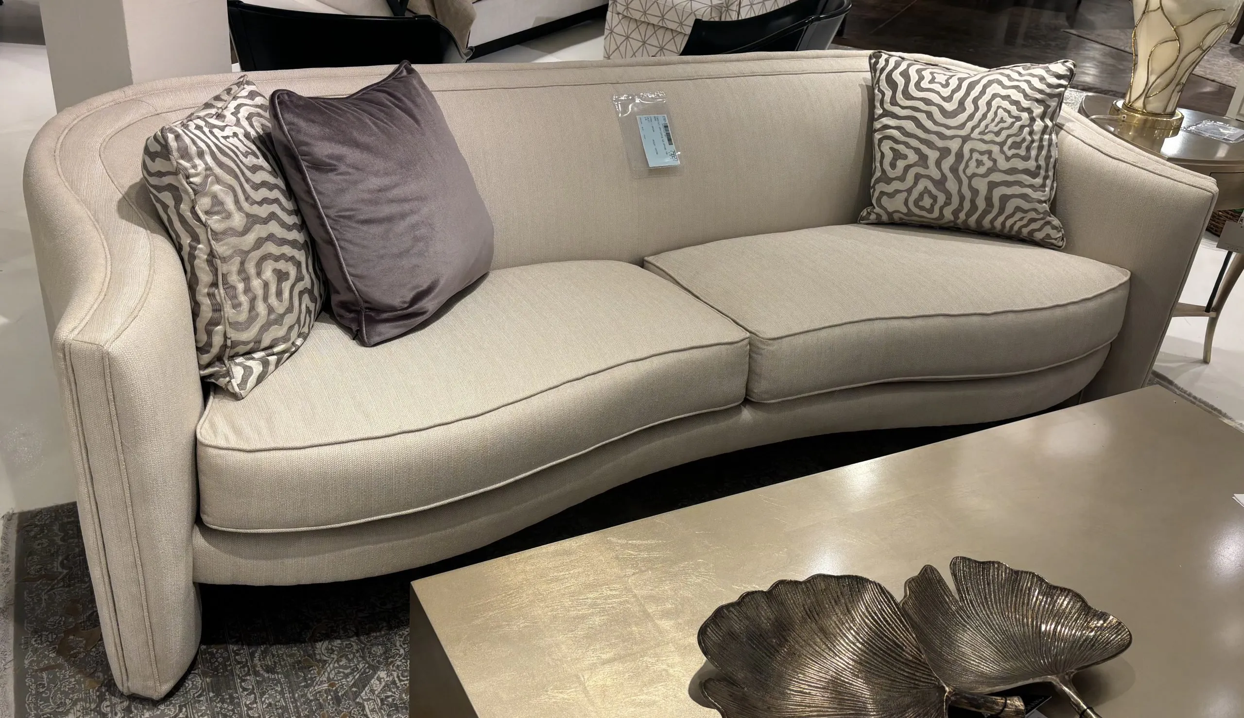 Caracole UPHSOFFUL60 Around The Bend Sofa