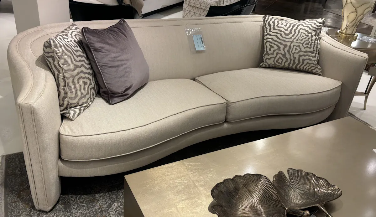 Caracole UPHSOFFUL60 Around The Bend Sofa Caracole UPHSOFFUL60 Around The Bend Sofa