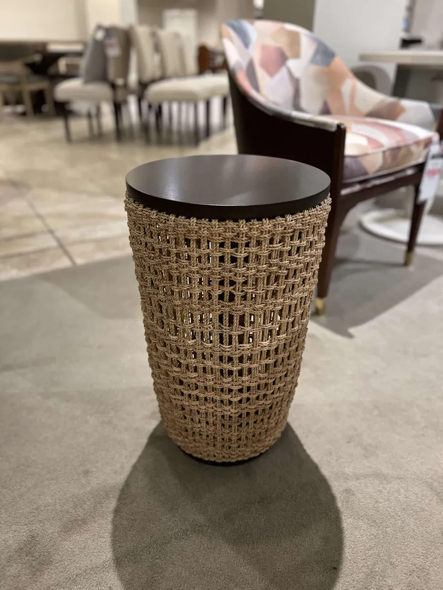 Century CT2043-JV/130 Devine Woven Spot Table Century CT2043-JV/130 Devine Woven Spot Table