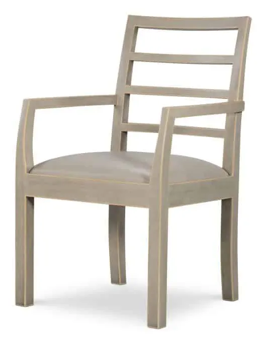 Century Furniture AE-CCU-3164A-F2 Dara Arm Chair Modern French Grey & Taupe Century Furniture AE-CCU-3164A-F2 Dara Arm Chair Modern French Grey & Taupe