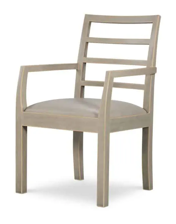 Century Furniture AE-CCU-3164A-F2 Dara Arm Chair Modern French Grey & Taupe Century Furniture AE-CCU-3164A-F2 Dara Arm Chair Modern French Grey & Taupe