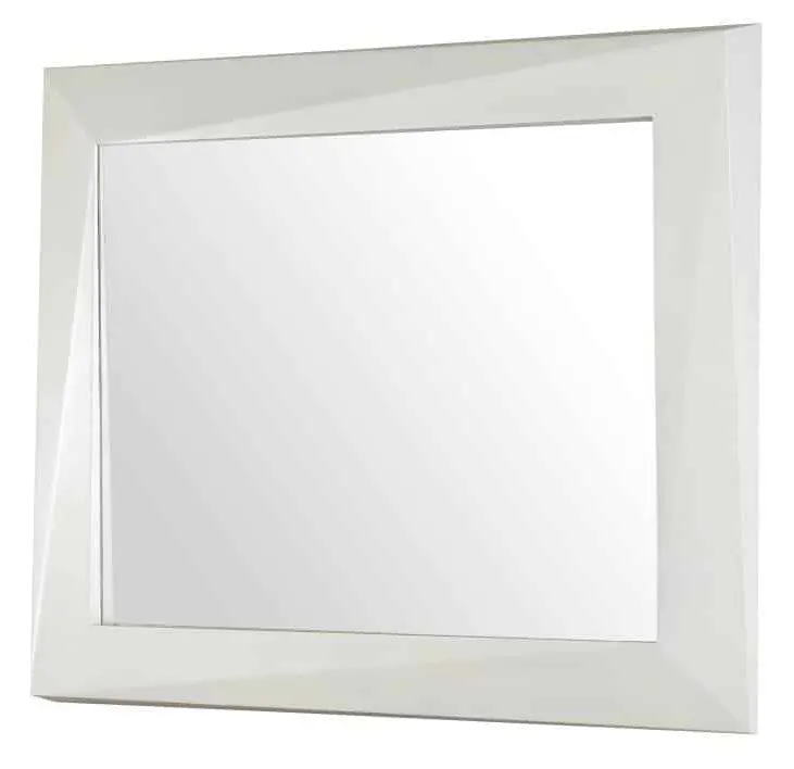 Century Furniture C7A-234-V1 Faceted Mirror Light Parchment Century Furniture C7A-234-V1 Faceted Mirror Light Parchment