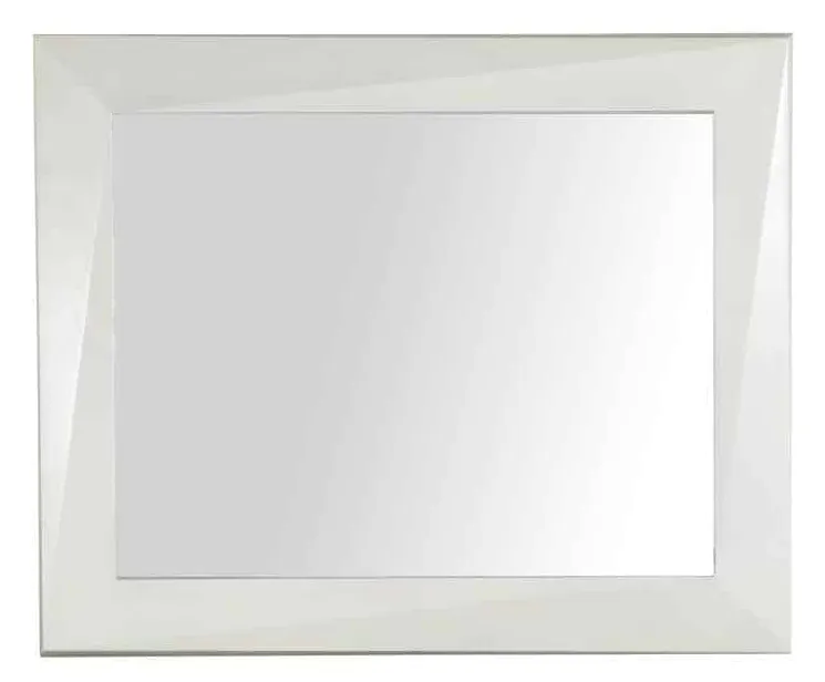 Century Furniture C7A-234-V1 Faceted Mirror Light Parchment Century Furniture C7A-234-V1 Faceted Mirror Light Parchment