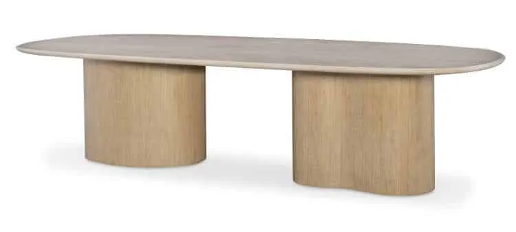 Century CD9-302 Erosion Dining Table - Kidney Bases Century CD9-302 Erosion Dining Table - Kidney Bases