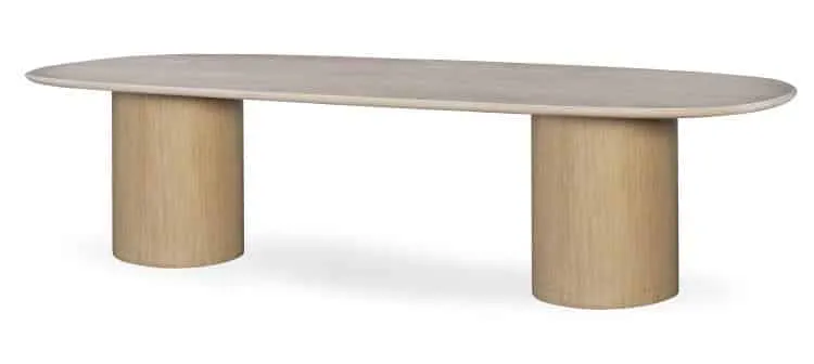 Century Furniture CDA-303-V1 Erosion Dining Table Round Bases Sahara Century Furniture CDA-303-V1 Erosion Dining Table Round Bases Sahara