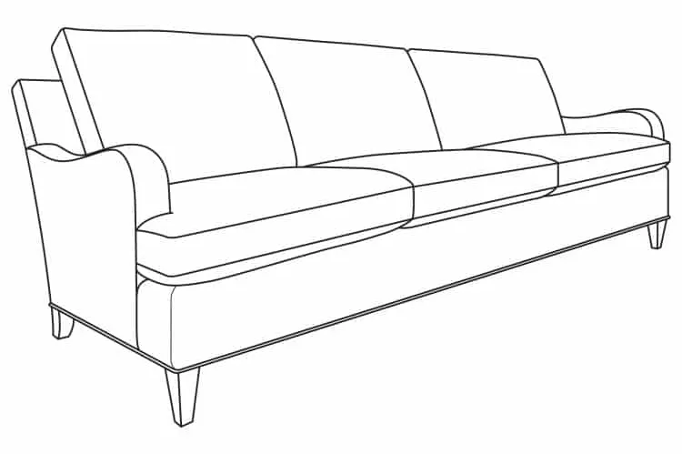 Century Furniture ES9-1342-1 Logan Large Sofa Century Furniture ES9-1342-1 Logan Large Sofa