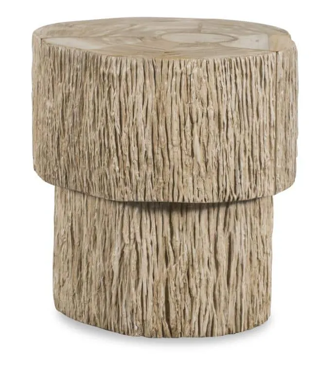 Century Furniture SF6317-V2 Elan Petrified Wood Accent Table Light