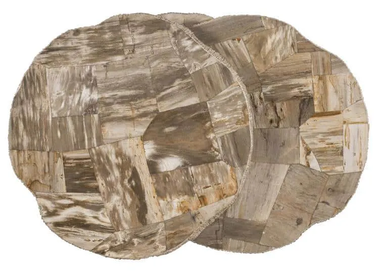 Century Furniture SF6319-V2 Val Verde Petrified Wood Stacked Cocktail Table Light Century Furniture SF6319-V2 Val Verde Petrified Wood Stacked Cocktail Table Light
