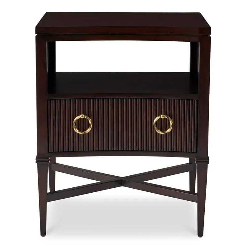 Ambella Home 09170-230-011 Reeded Petite Nighstand