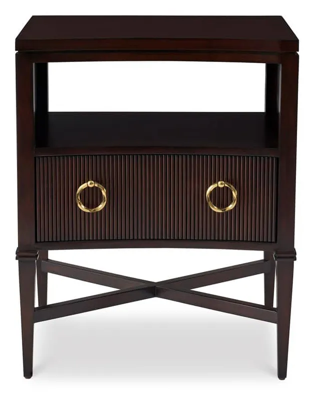 Ambella Home 09170-230-011 Reeded Petite Nighstand Ambella Home 09170-230-011 Reeded Petite Nighstand