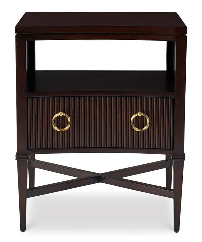 Ambella Home 09170-230-011 Reeded Petite Nighstand Ambella Home 09170-230-011 Reeded Petite Nighstand
