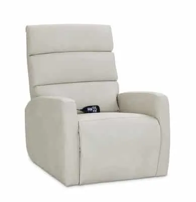 Bassett Furniture 1117-L0L-7235-0 Hudson Leather Track Arm Lay Flat Power Lift Recliner