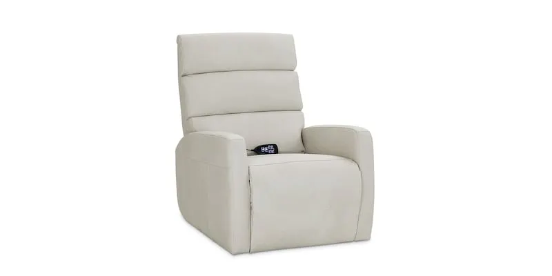 Bassett Furniture 1117-L0L-7235-0 Hudson Leather Track Arm Lay Flat Power Lift Recliner
