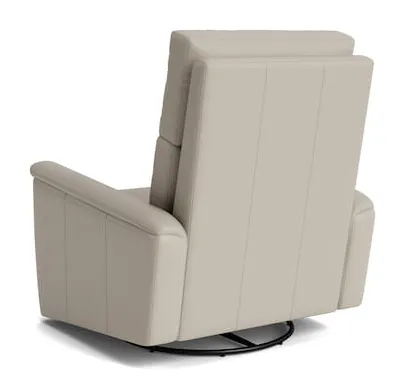 Bassett Furniture 1119-9L-53 Harris Leather Pad Arm Swivel Glider Power Recliner Bassett Furniture 1119-9L-53 Harris Leather Pad Arm Swivel Glider Power Recliner
