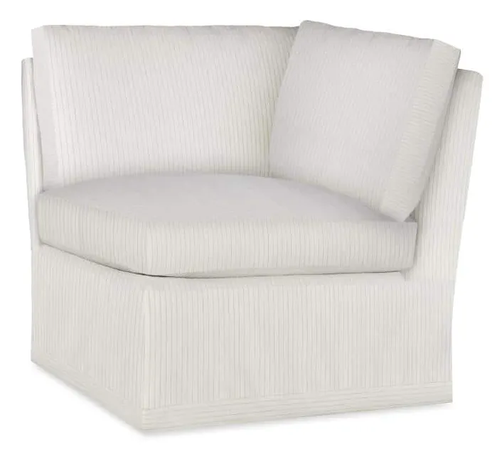 Highland House 1515CC Claude Skirted Corner Chair Highland House 1515CC Claude Skirted Corner Chair