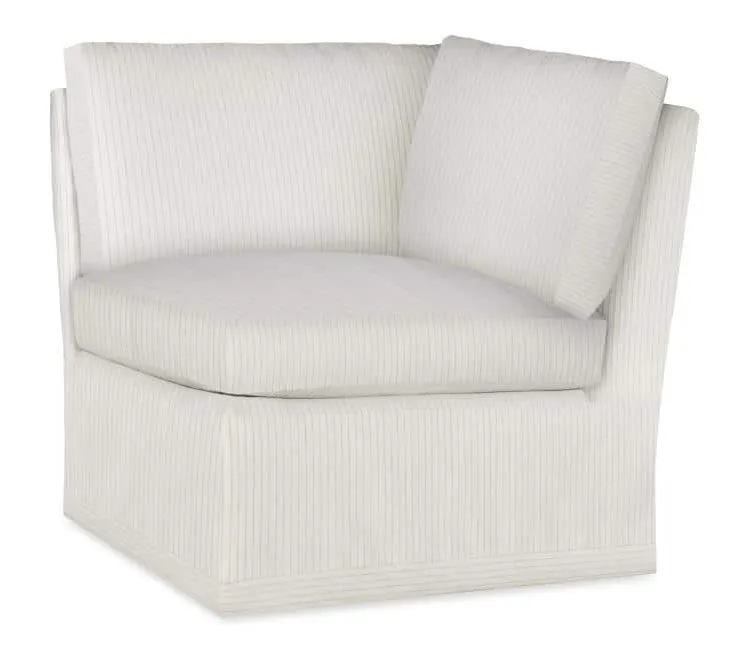 Highland House 1515CC Claude Skirted Corner Chair Highland House 1515CC Claude Skirted Corner Chair