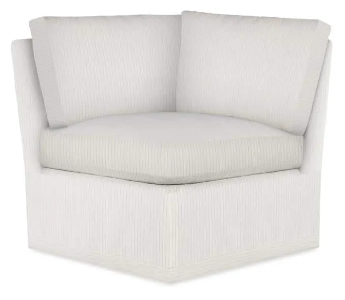 Highland House 1515CC Claude Skirted Corner Chair Highland House 1515CC Claude Skirted Corner Chair