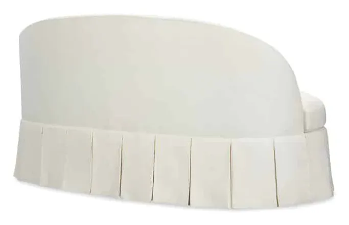 Highland House 2625-60 Eleanor Skirted Settee Highland House 2625-60 Eleanor Skirted Settee