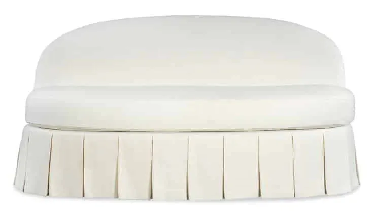 Highland House 2625-60 Eleanor Skirted Settee Highland House 2625-60 Eleanor Skirted Settee