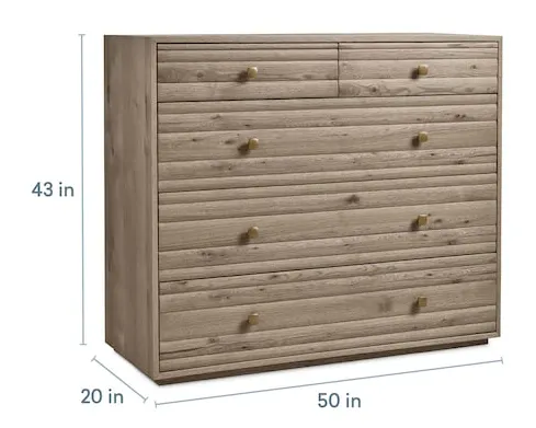 Bassett Furniture 2730-0251 Andora 5 Drawer Chest Bassett Furniture 2730-0251 Andora 5 Drawer Chest