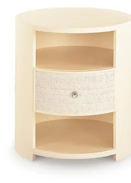 Bassett Furniture 2944-0272 Newbury Round Bedside Table Bassett Furniture 2944-0272 Newbury Round Bedside Table