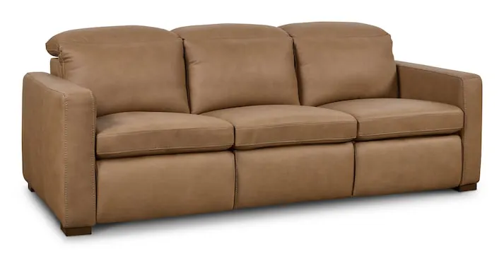 Bassett Furniture 3664-P62GB Caswell Leather Power Reclining Sofa Bassett Furniture 3664-P62GB Caswell Leather Power Reclining Sofa