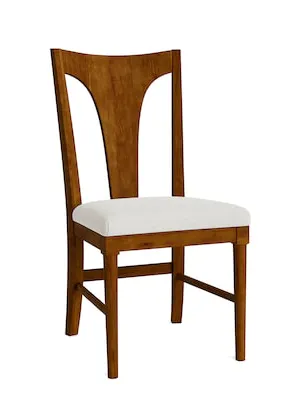 Bassett Furniture 4027-0685F-11 Gordon Maple Dining Chair with Upholstered Seat Bassett Furniture 4027-0685F-11 Gordon Maple Dining Chair with Upholstered Seat