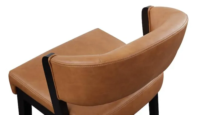Bassett Furniture 4201-0687BCC Asher Upholstered Faux Leather Counter Stool Bassett Furniture 4201-0687BCC Asher Upholstered Faux Leather Counter Stool