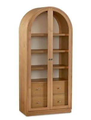 Bassett Furniture 4544-0682 Newbury Arched Cabinet