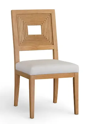 Bassett Furniture 4544-2455 Newbury Open Back Side Chair with Upholstered Seat Bassett Furniture 4544-2455 Newbury Open Back Side Chair with Upholstered Seat