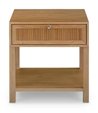 Bassett Furniture 6544-0665 Newbury Ribbed Drawer End Table Bassett Furniture 6544-0665 Newbury Ribbed Drawer End Table
