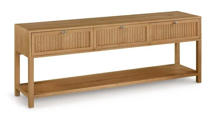 Bassett Furniture 6544-0698 Newbury 3 Drawer Console Table