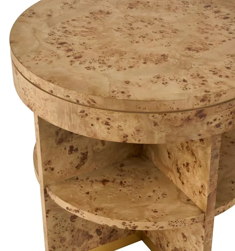 Ambella Home 66018-900-001 Rayne End Table - Burl Ambella Home 66018-900-001 Rayne End Table - Burl