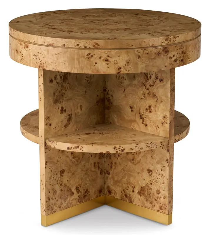 Ambella Home 66018-900-001 Rayne End Table - Burl Ambella Home 66018-900-001 Rayne End Table - Burl