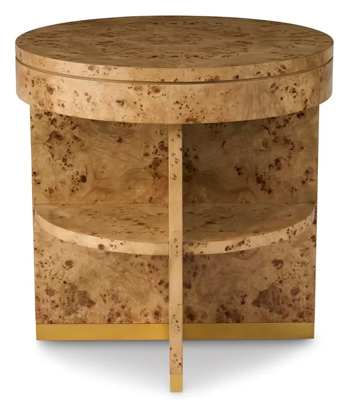 Ambella Home 66018-900-001 Rayne End Table - Burl Ambella Home 66018-900-001 Rayne End Table - Burl
